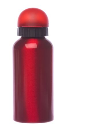 Isolated image of a red water canister.の写真素材