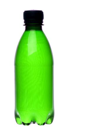 Isolated image of bottled sparkling water.の写真素材