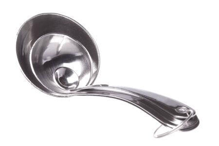 Isolated macro image of measuring spoons.の写真素材