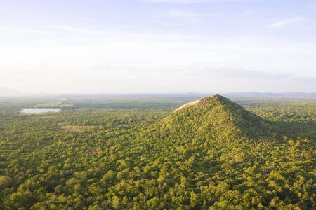 View from UNESCO's World Heritage site of Sigiriya (Lion's Rock), Sri Lanka. の写真素材