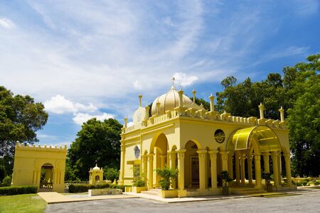 Over a century old Royal Mausoleum of Sultan Abdul Samad, the fourth ruler of the Malaysian state of Selangor, located at the old royal town of Jugra, Selangor, Malaysia.の写真素材