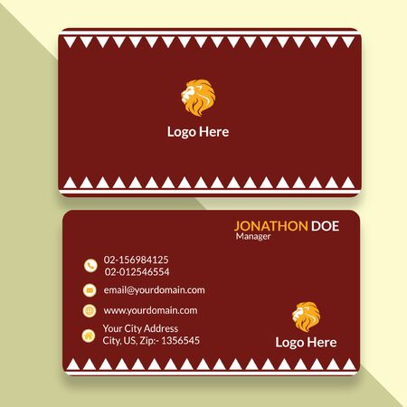 Creative Business card designのイラスト素材