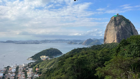 Panoramic view of Rio de Janeiro from Sugarloaf Mountain