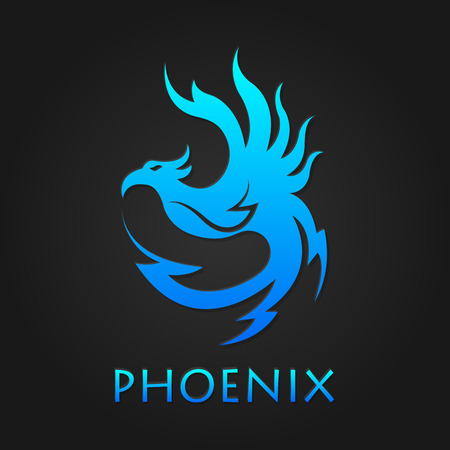 Vector graphic phoenix logoのイラスト素材