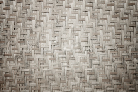 Old vintage grunge bamboo wall texture backgroundの写真素材