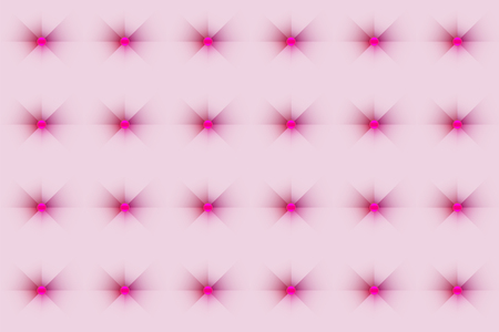 Pastel pink silky sofa texture background with glossy button-tufted, vector illustrationのイラスト素材