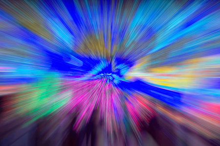 Blurred colorful color burst abstract background