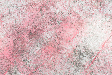 Old rusty paint on old grunge vintage concrete floorの写真素材