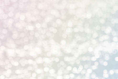 Soft de-focused shiny white bokeh abstract backgroundの写真素材