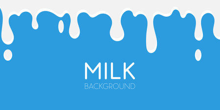 Drops of milk  background vector illustrationのイラスト素材