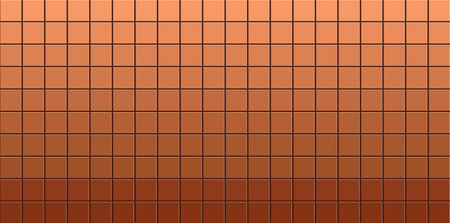 Copper ceramic tile wall texture background vector illustrationのイラスト素材