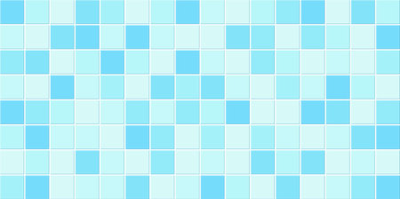 Clean, modern ceramic tile wall with shade of blue vector illustration, for minimalist background and contemporary designのイラスト素材