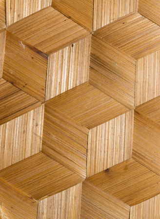 woven wood oldの写真素材