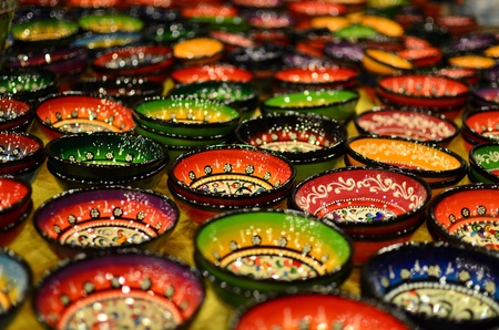 Classic style Turkish ceramic pottery bowlsの素材