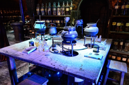 Professor Snapes Potions classroom at Warner Brothers Studioの素材