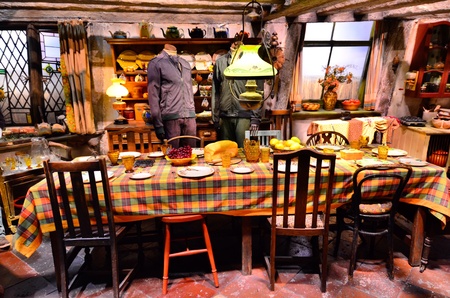 The Weasley Family home at Warner a Brothers Studioの素材