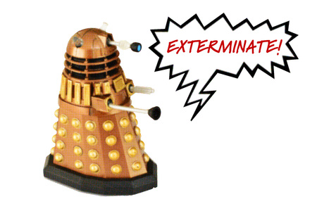 Dalek Exterminatesの写真素材