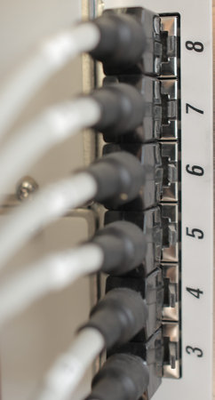 Twisted pair UTP is connected to the modem