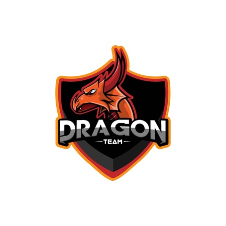 Dragon Team Logoのイラスト素材