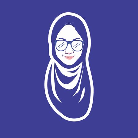 Hijab Girlのイラスト素材