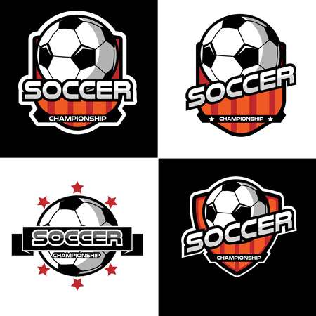 Soccer Emblem Championshipのイラスト素材