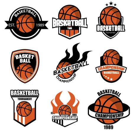Basketball Logoのイラスト素材