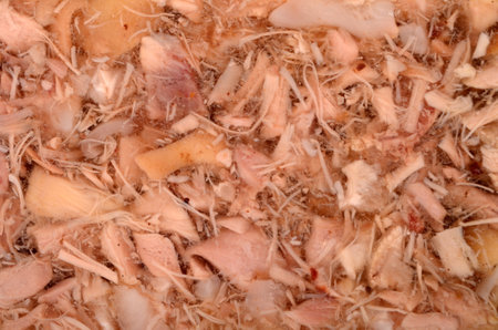 Meat jelly, brawn or head cheese background, close-upの写真素材