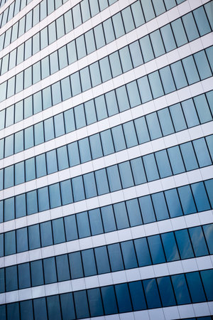 Abstract background texture with reflected in windows of modern office building