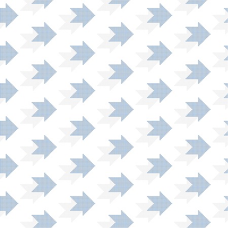 Dotted Arrow pattern  Seamless Vector illustration.のイラスト素材