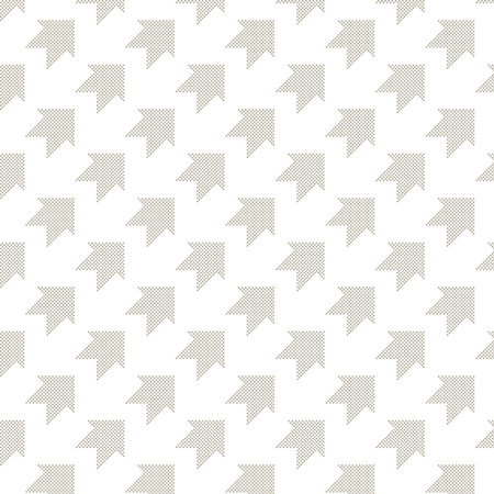Dotted Arrow pattern for your design. Seamless vector