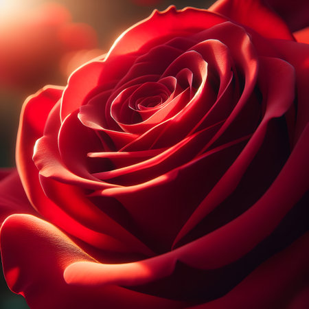 close up of beautiful red rose petals, valentines day backgroundの素材
