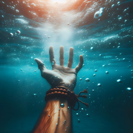 Vector illustration of a man with a lightbulb on his headの素材