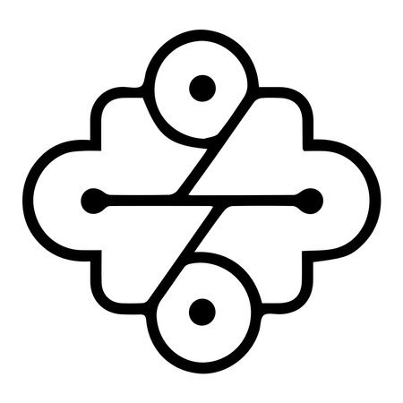 Molecule icon. Outline molecule vector icon for web design isolated on white backgroundのイラスト素材