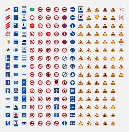 vietnam road traffic sign symbolのイラスト素材