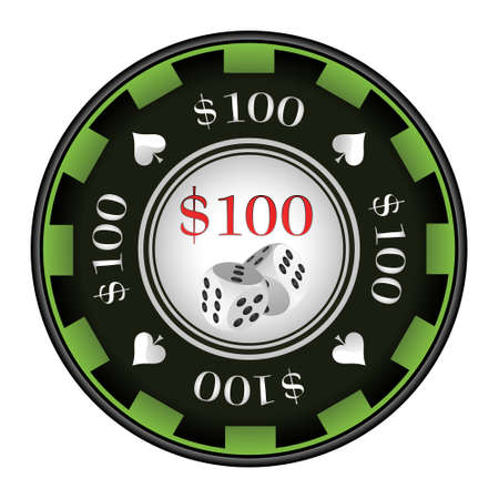 Casino Chip Poker Playing Game Cards Tokenのイラスト素材