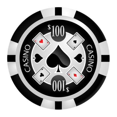 Casino Chip Poker Playing Game Cards Tokenのイラスト素材