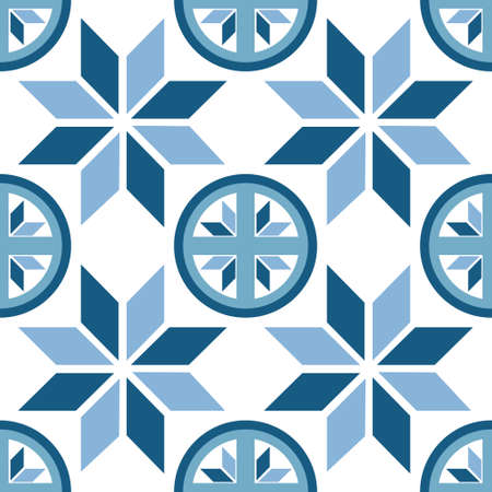 Pattern Tile Seamless Square Ornamentのイラスト素材