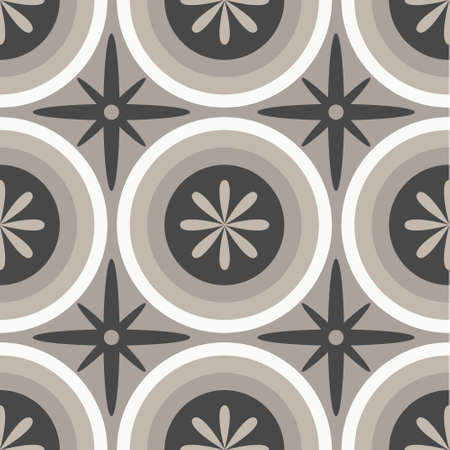 Pattern Tile Seamless Square Ornamentのイラスト素材