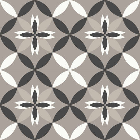 Pattern Tile Seamless Square Ornamentのイラスト素材