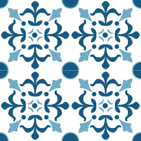Pattern Tile Seamless Square Ornamentのイラスト素材