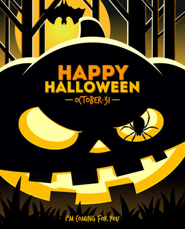 Happy Halloween Party Illustration Ideasのイラスト素材