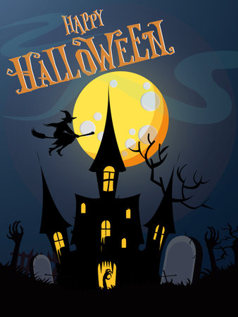 Happy Halloween Party Illustration Ideas