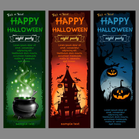 Happy Halloween Party Illustration Ideasのイラスト素材