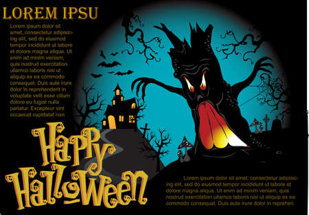 Happy Halloween Party Illustration Ideasのイラスト素材