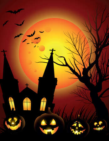 Happy Halloween Party Illustration Ideasのイラスト素材