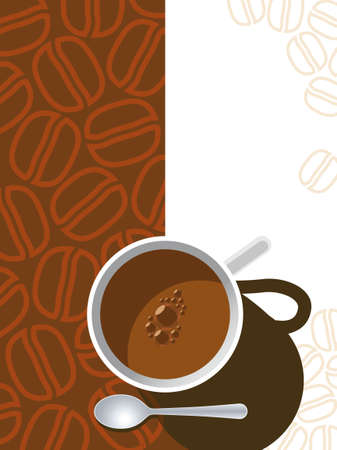 Coffee Cafe Theme Element Vector Illustrationのイラスト素材