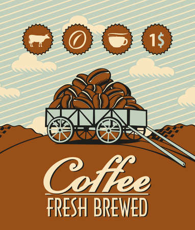 Coffee Cafe Theme Element Vector Illustrationのイラスト素材