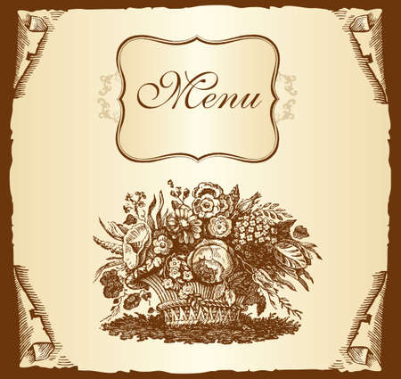 Food Graphic Design Illustrationのイラスト素材