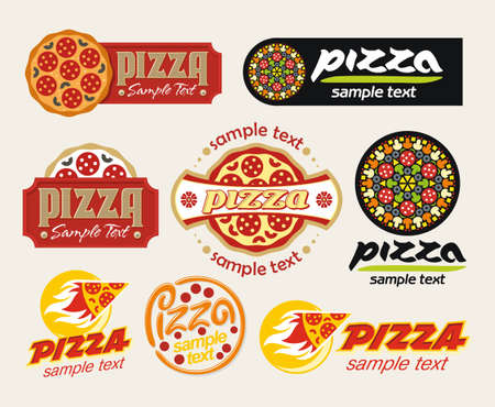 Pizza Food Graphic Design Illustrationのイラスト素材