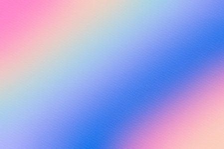 Soft pastel gradient background with smooth transitions of pink, blue, and cream tones. Minimal and calming texture ideal for design templates, branding, digital art, and modern layouts.の写真素材